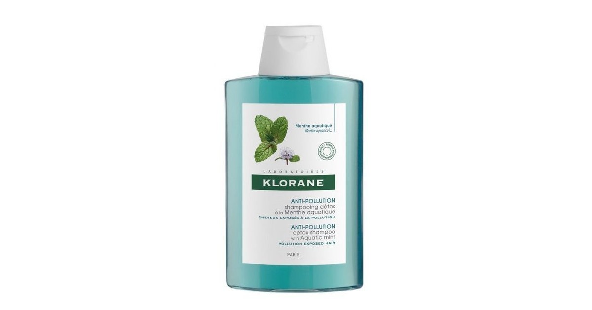 Detoksikuojantis šampūnas su mėtomis „Anti-Pollution“ Klorane (200 ml.)